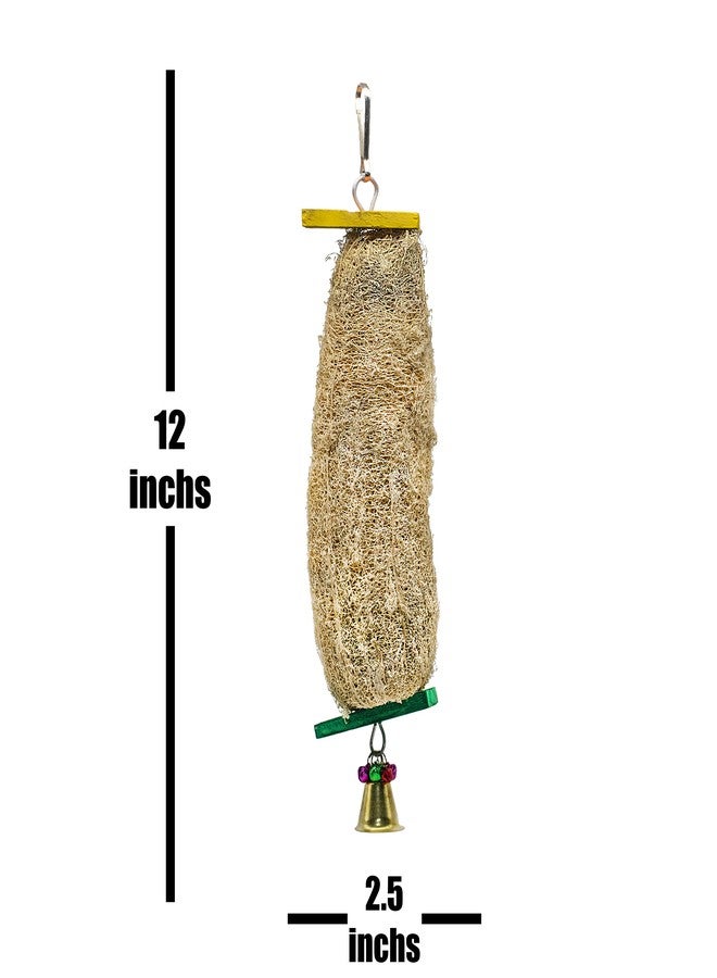 PETZOO Playful Mesh Hanging Chewable Toy for Big Birds, Macaw, African Grey Pet Toy, Parrot, Alexandrine, Budgies, Hamster Cage Accessories, Resting Toy & Wooden Training Aid for Bird & Parrots - Image 2